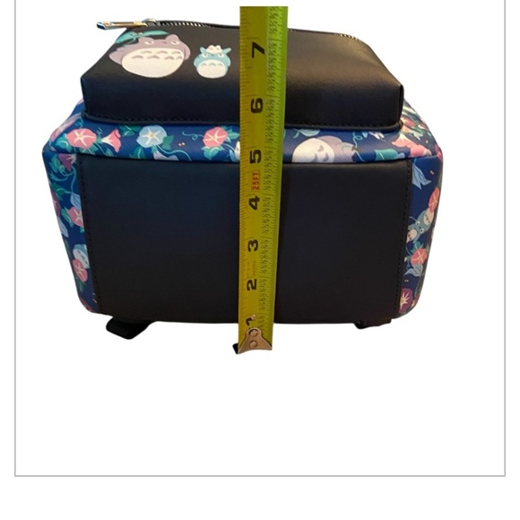 NWT Studio Ghibli My Neighbor Totoro Floral Mini Backpack - Picture 7 of 7